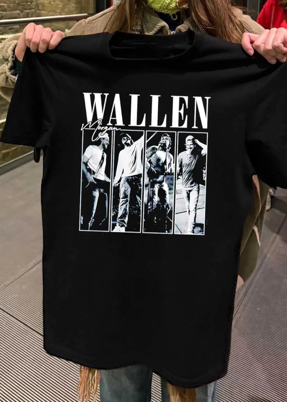 Wallen Morgan Four Panels Singer Performance Photo shirt