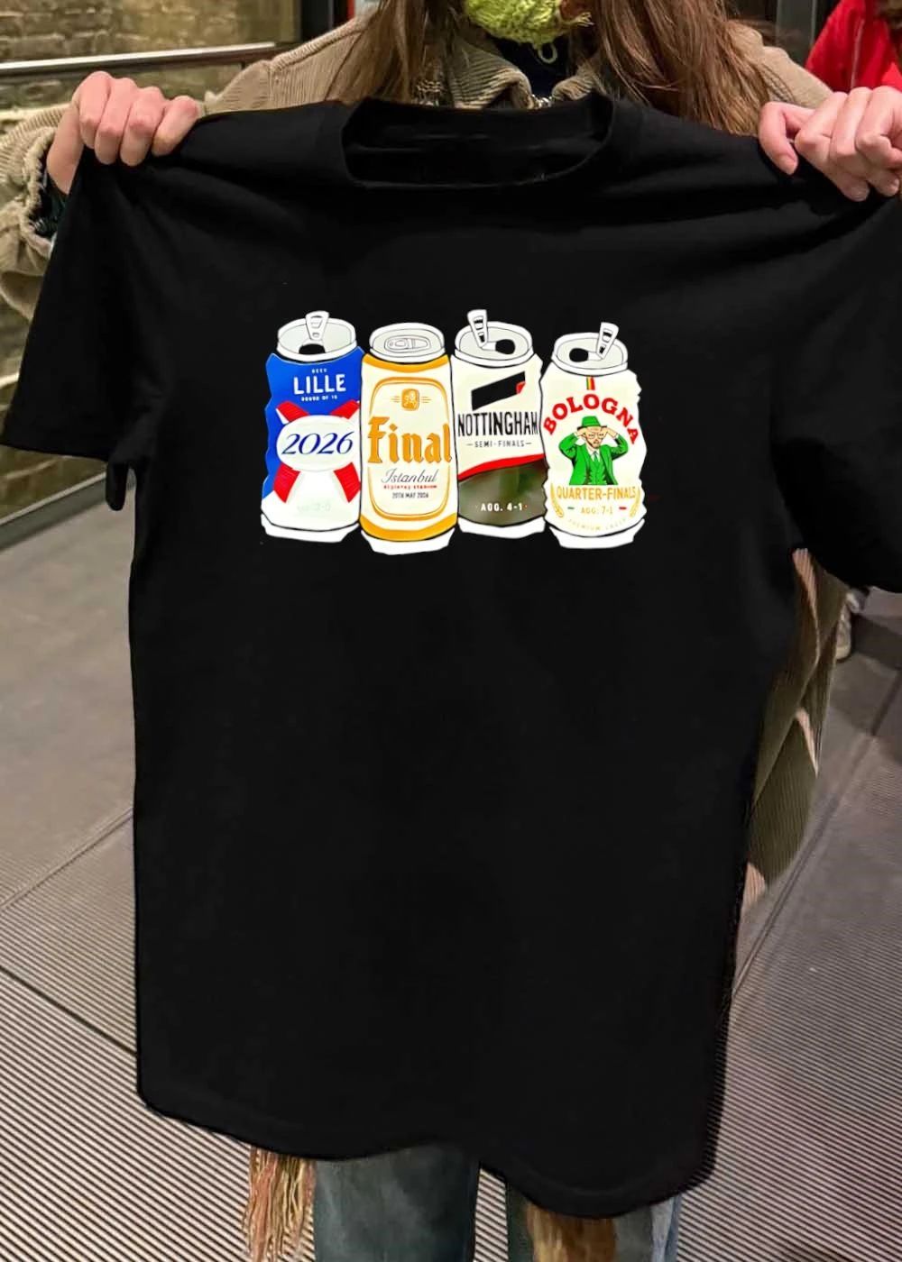 Lille 2026 Final Istanbul Bologna Nottingham Beer shirt