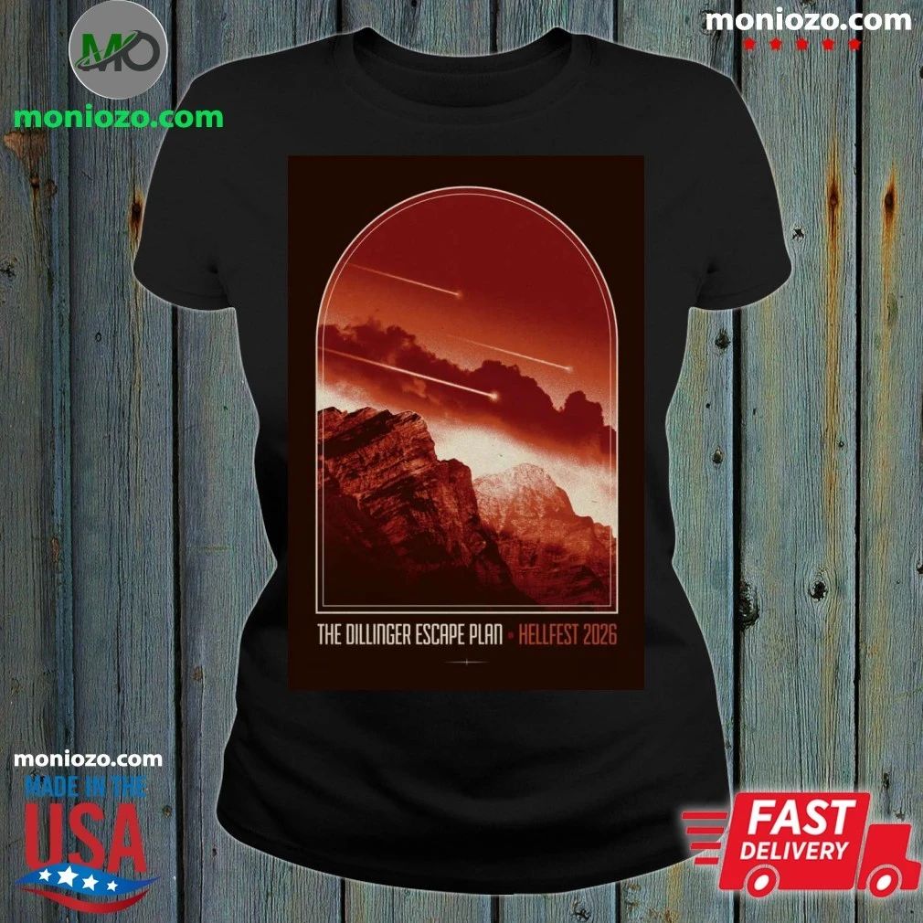 The Dillenger Escape Plan Hellfest 2026 Jun 19 Clisson France Poster Shirt