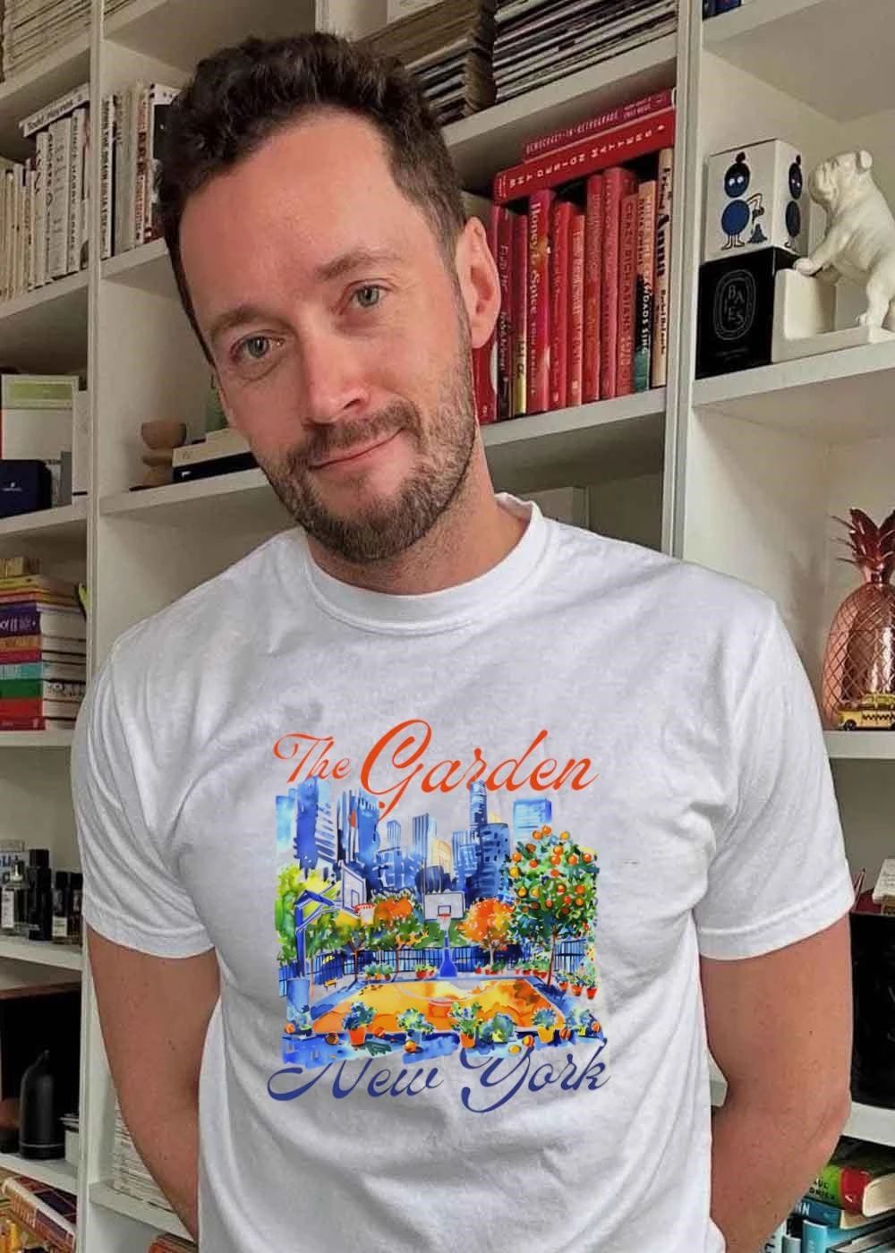 The Garden New York Basketball Court City Skyline shirt