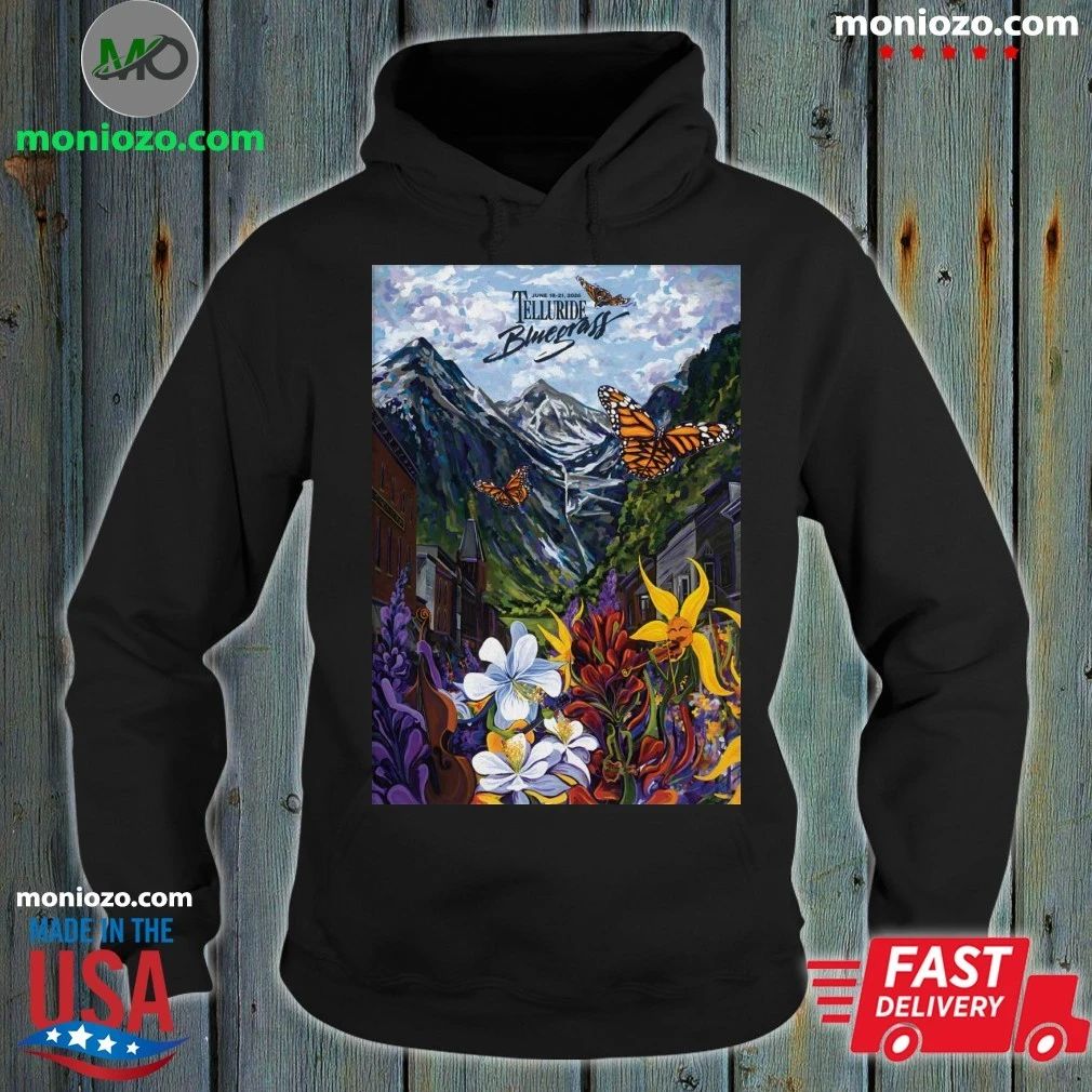 Original Telluride Bluegrass Festival June 18-21 2026 Ln Telluride CO Poster T-Shirt