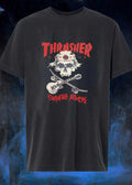 Thrasher Magazine Skate Rock Skull Guitar shirt