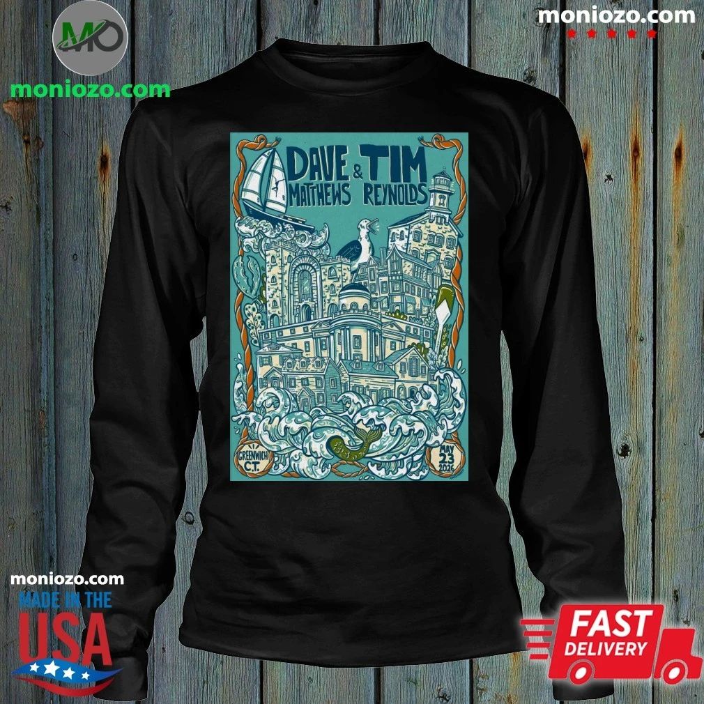 Original Dave Matthews Band Greenwich CT 5 23 2026 Poster Shirt