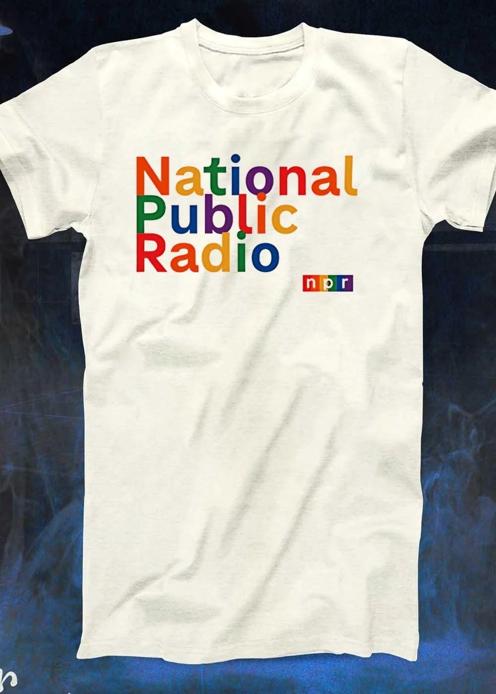 National Public Radio NPR Colorful Rainbow Logo Daily News 2026 Shirt