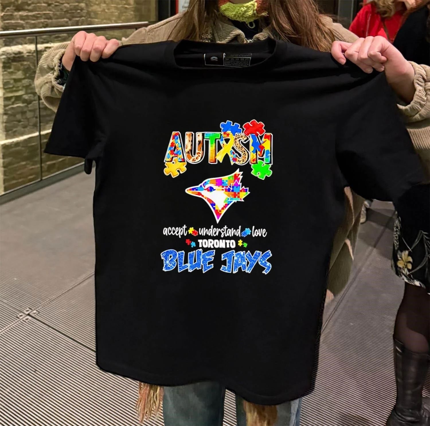 Toronto Blue Jays Autism Accept Understand Love shirt
