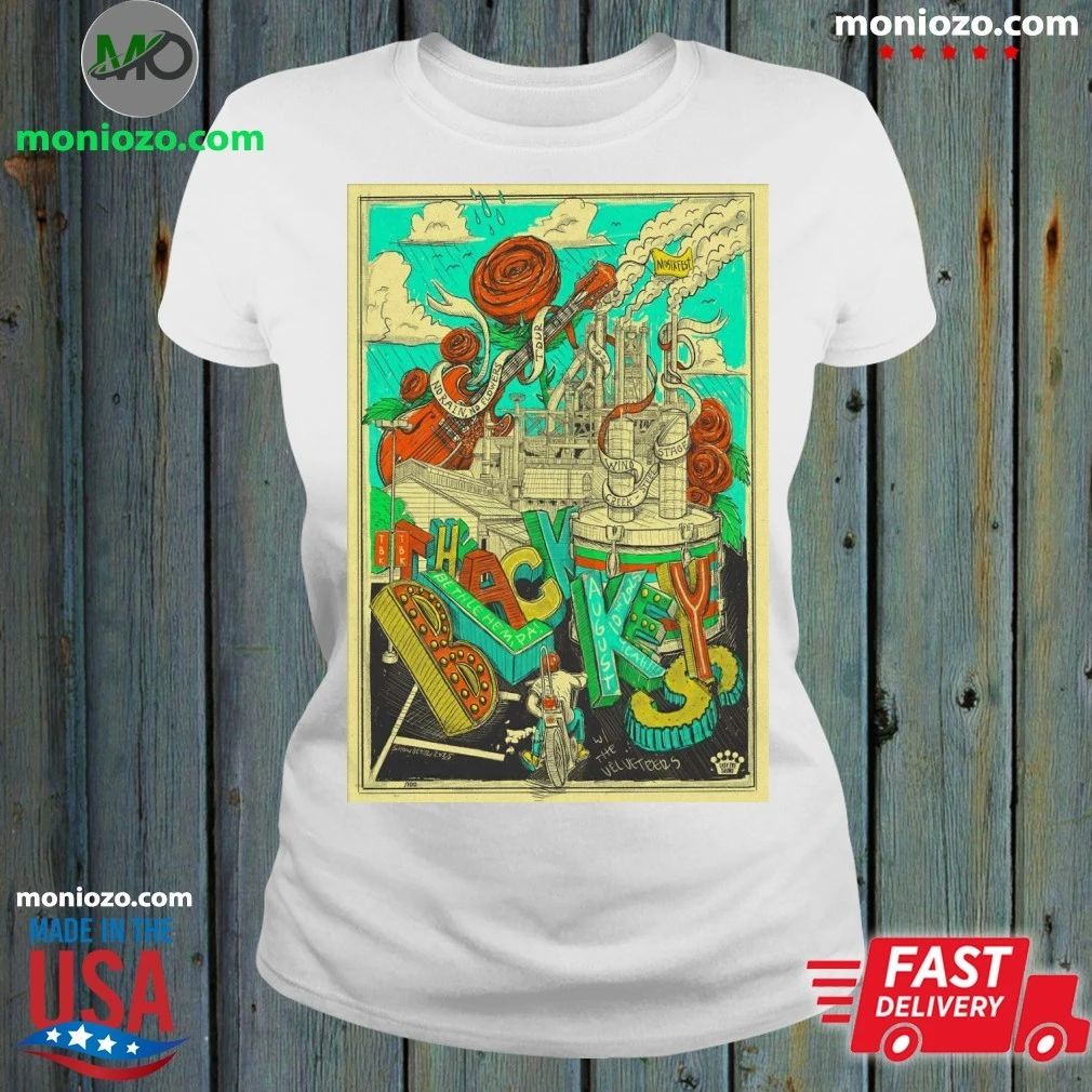 The Black Keys 8-10-2025 Musikfest In Bethlehem PA Poster Shirt