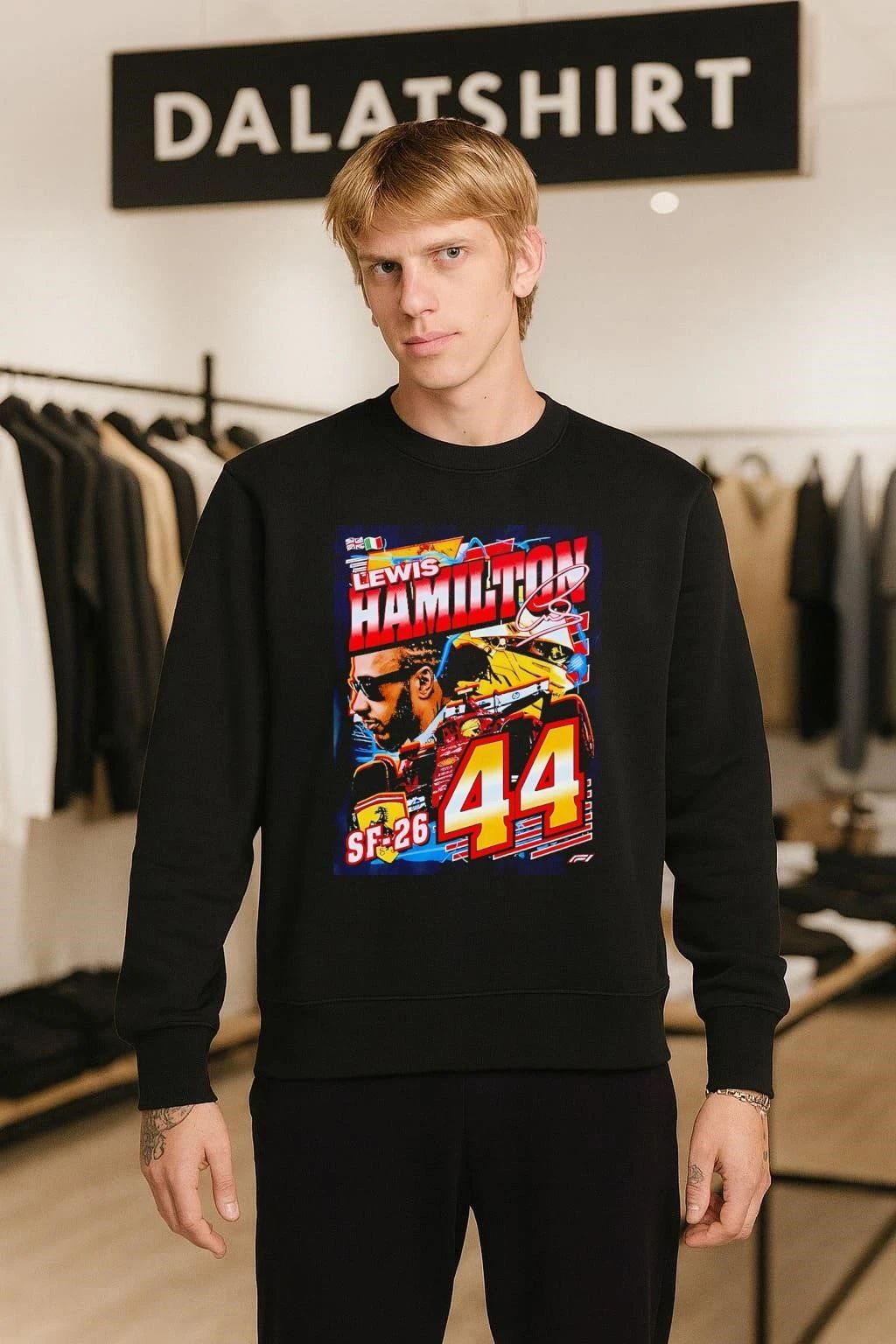 Formula 1 Lewis Hamilton Ferrari SF-26 Car 44 shirt