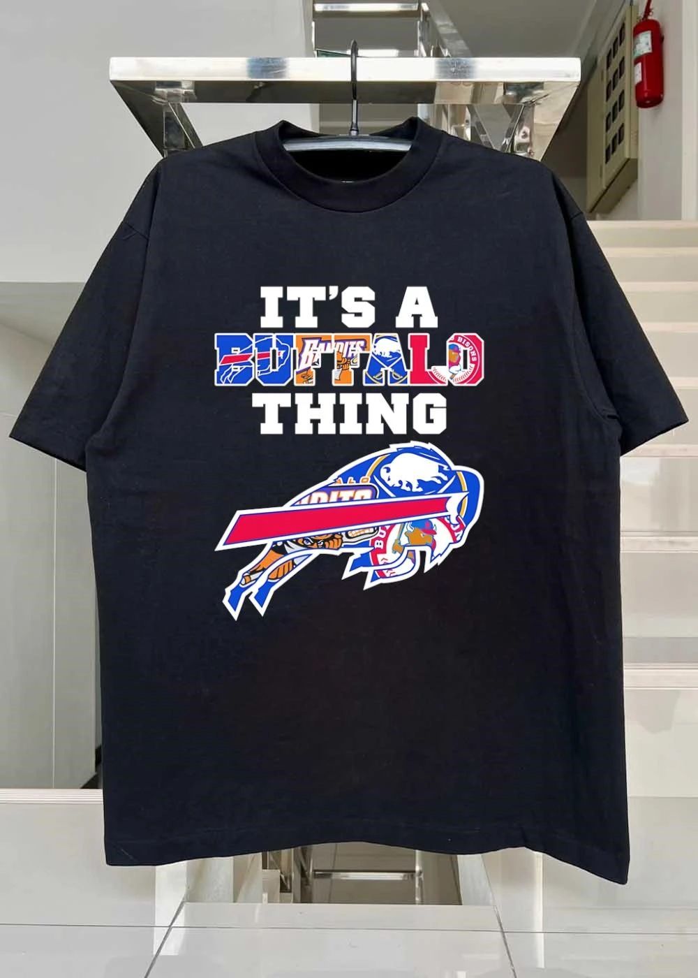 It’s A Buffalo Thing Bills Sabres Bandits Bisons Logos T-Shirt