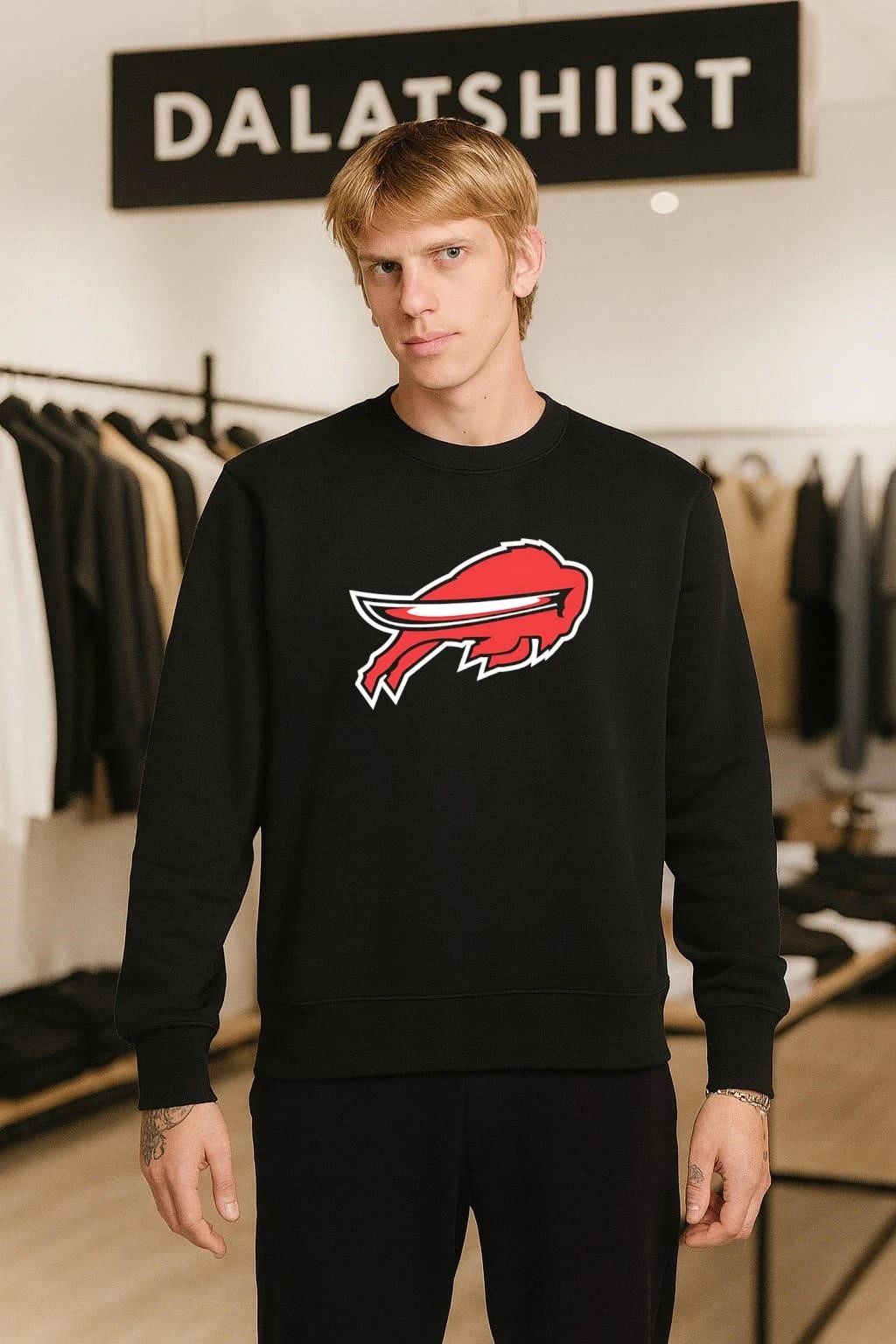 Buffalo Sabres Red Charging Buffalo Saber Logo shirt