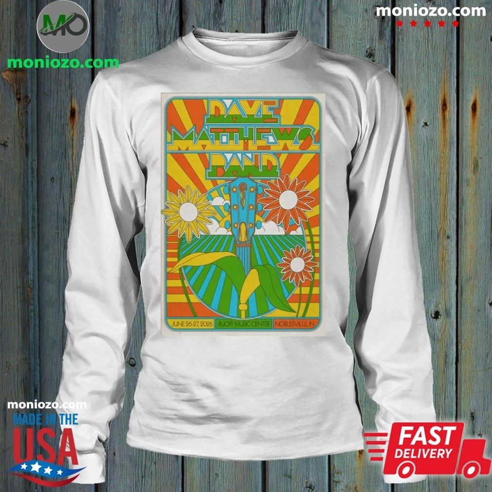 Original Dave Matthews Band June 26-27 2026 Ruoff Music Center In Noblesville IN Poster Shirt