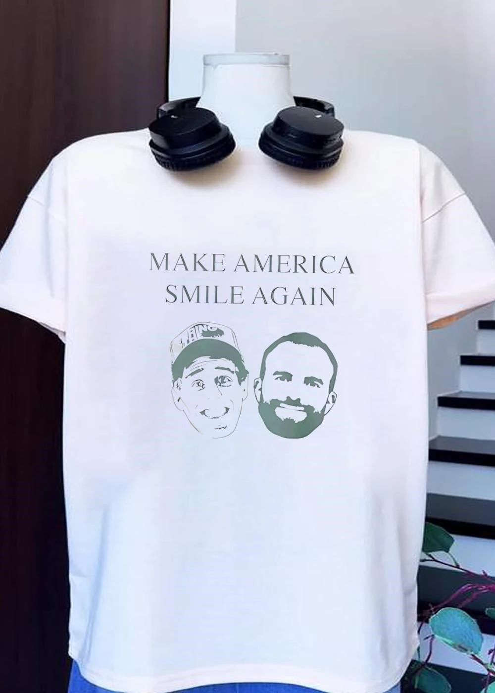 Tanner Smith and Connor Tomlinson make America smile again shirt