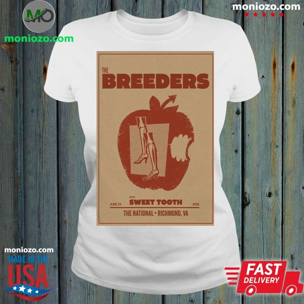 Original The Breeders Richmond The National Jun 22, 2026 Poster Shirt