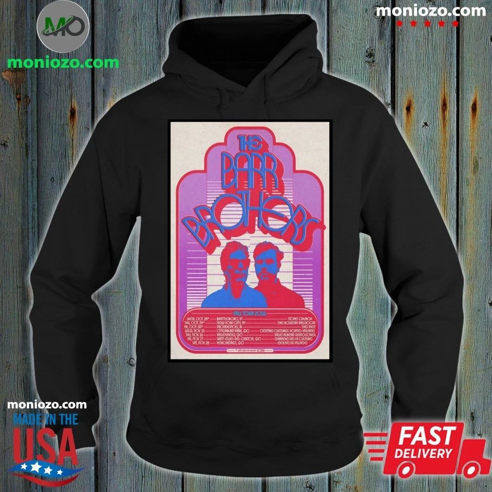 The Barr Brothers Poster 2026 Fall Tour T-Shirt
