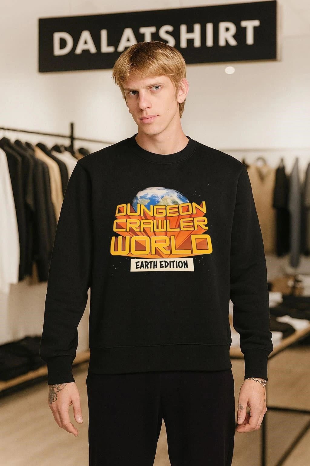 Dungeon Crawler World Earth Edition logo shirt