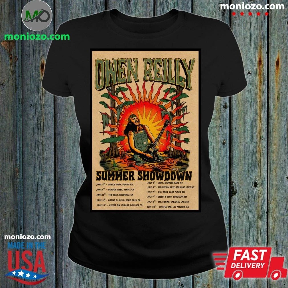 Original Owen Reilly 2026 Summer Showdown Shows Poster Shirt