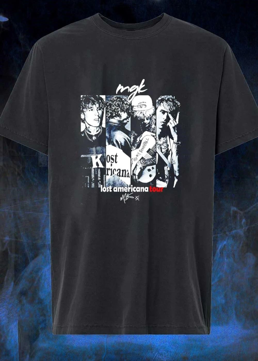 MGK Machine Gun Kelly Lost Americana Tour Guitar shirt