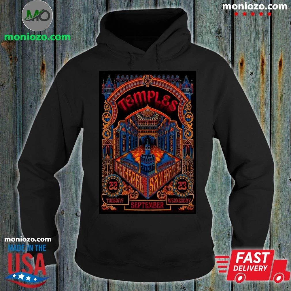 Temples September 22-23 2026 In San Francisco CA Poster Shirt