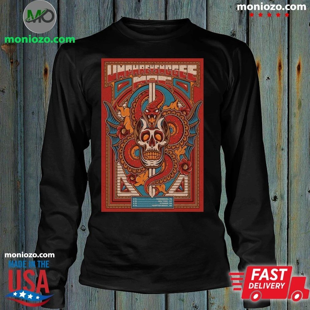 Original Umphrey’s McGee and Moe. 6 11 Harrisburg, PA 6 12 New York, NY 6 13 Hyannis, MA 6 14 Hampton Beach, NH Poster Shirt