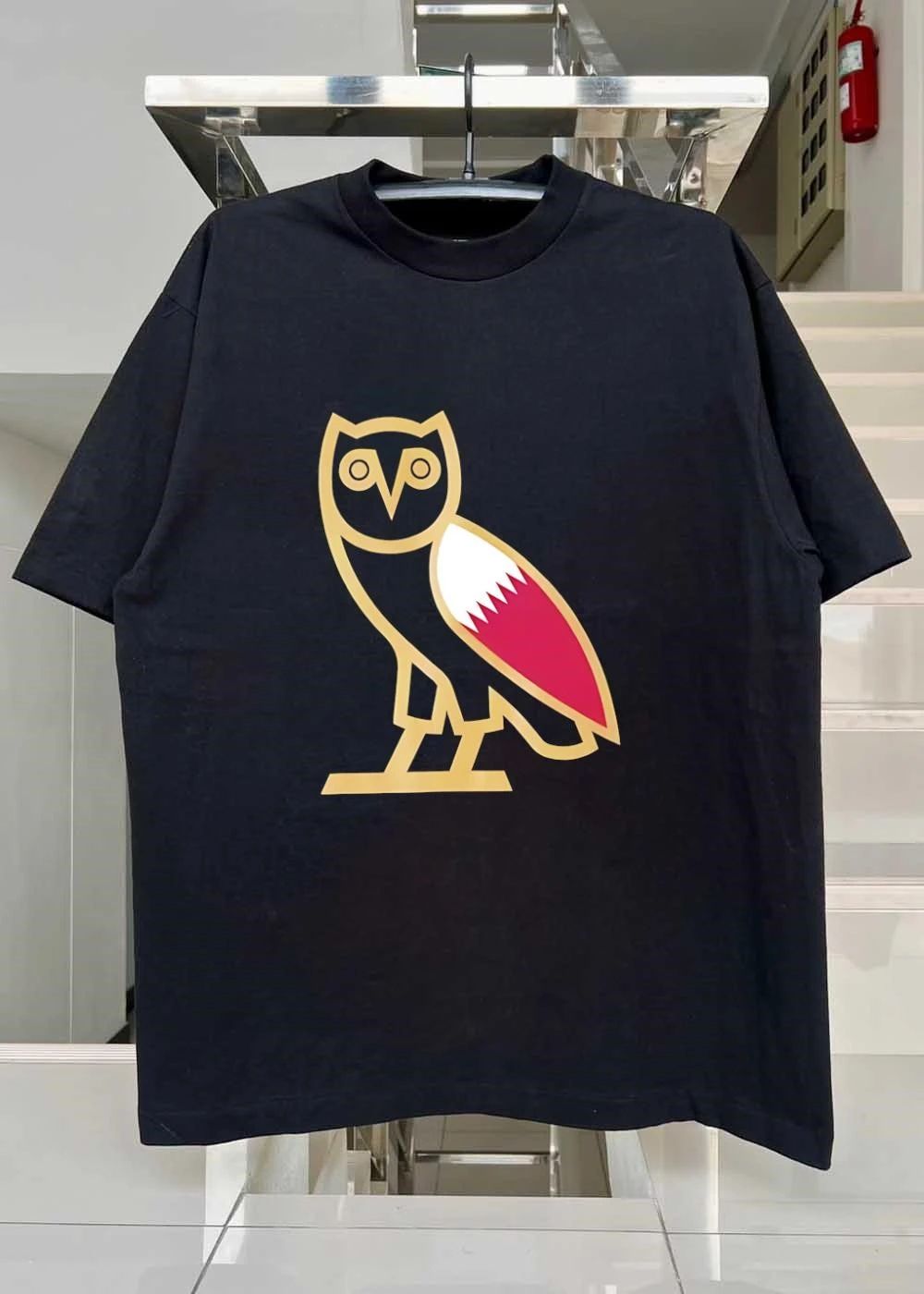 OVO Owl Qatar Flag shirt