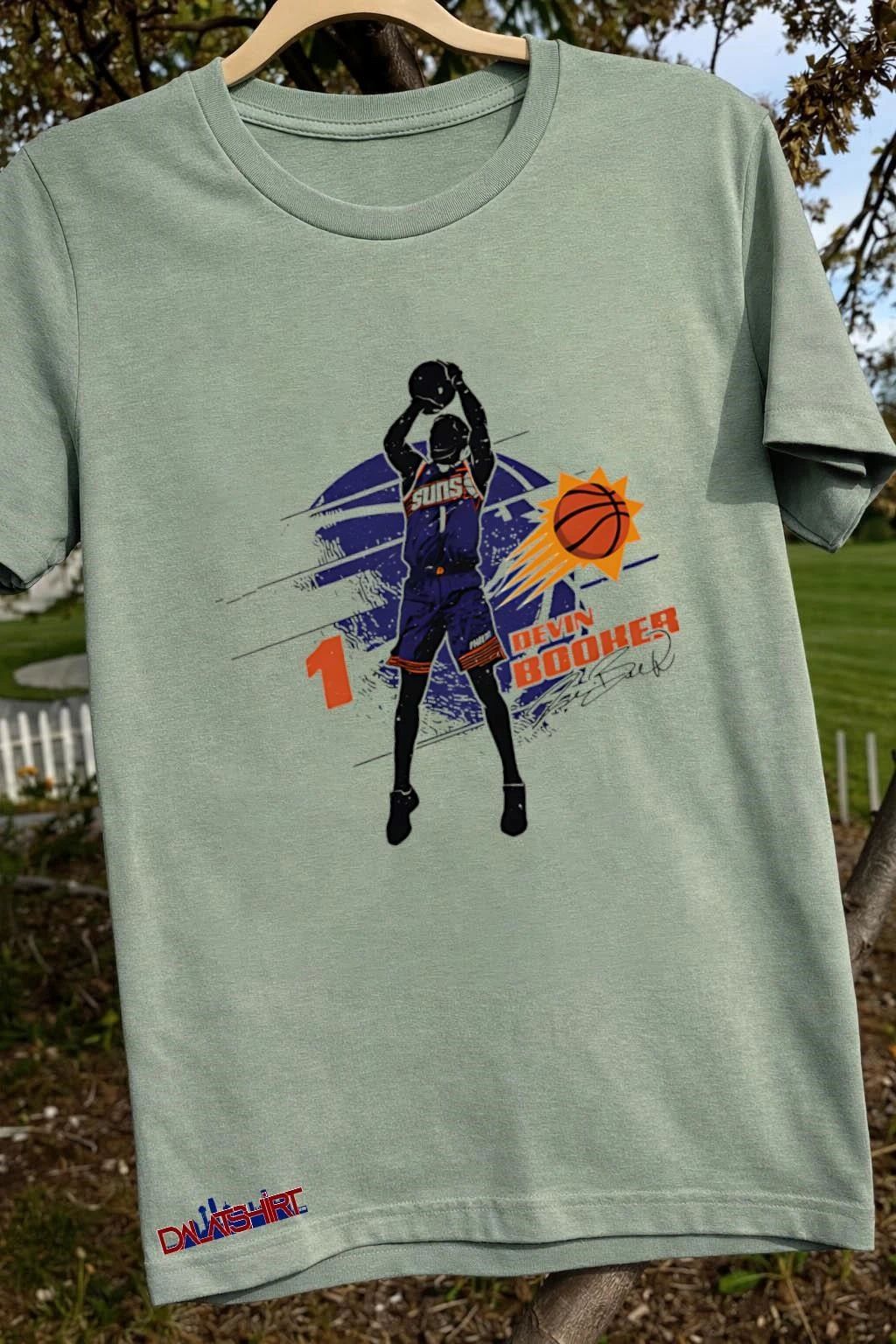 Devin Booker Phoenix Suns Silhouette shirt