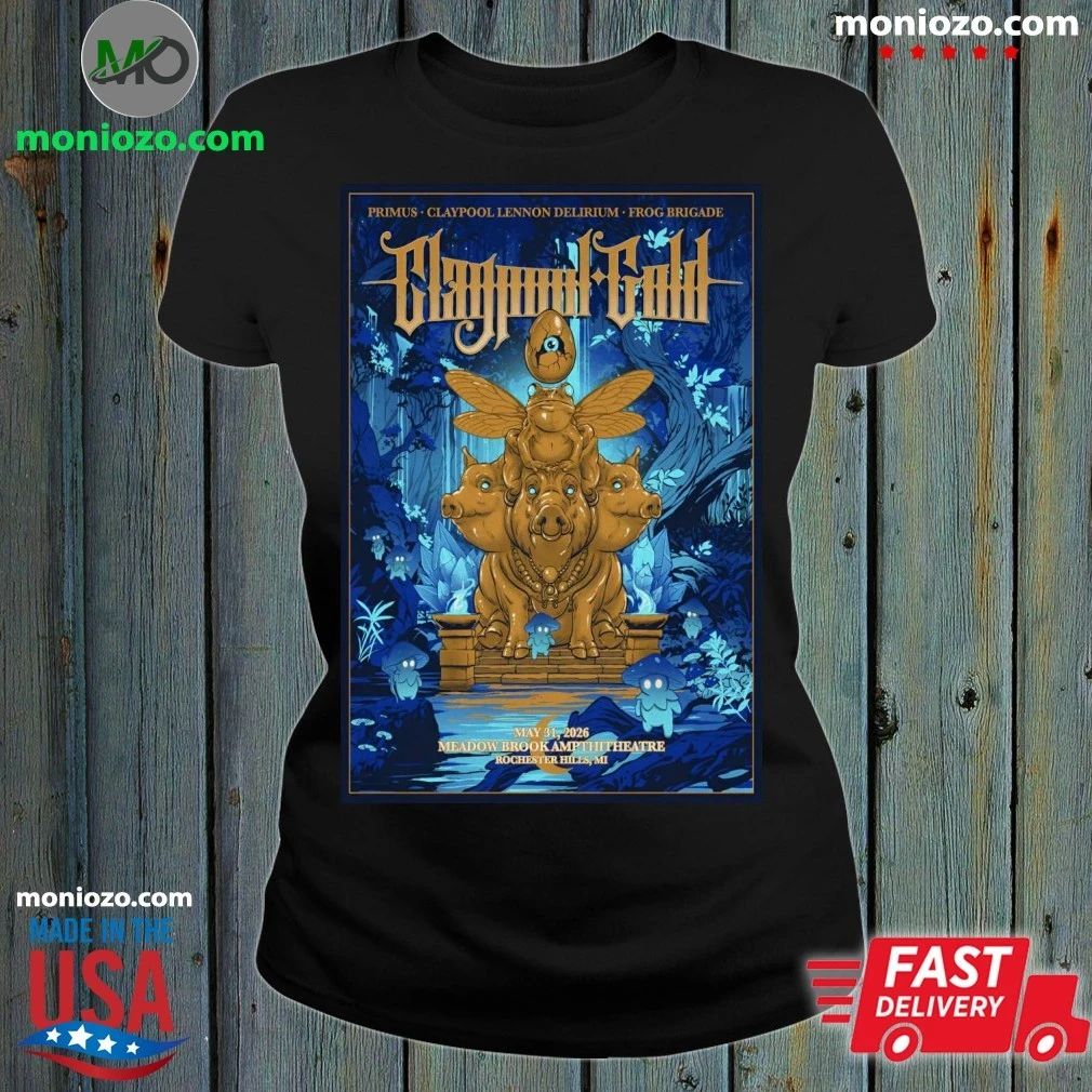 Original Primus In Rochester Hills MI On May 31 2026 Event Poster Shirt