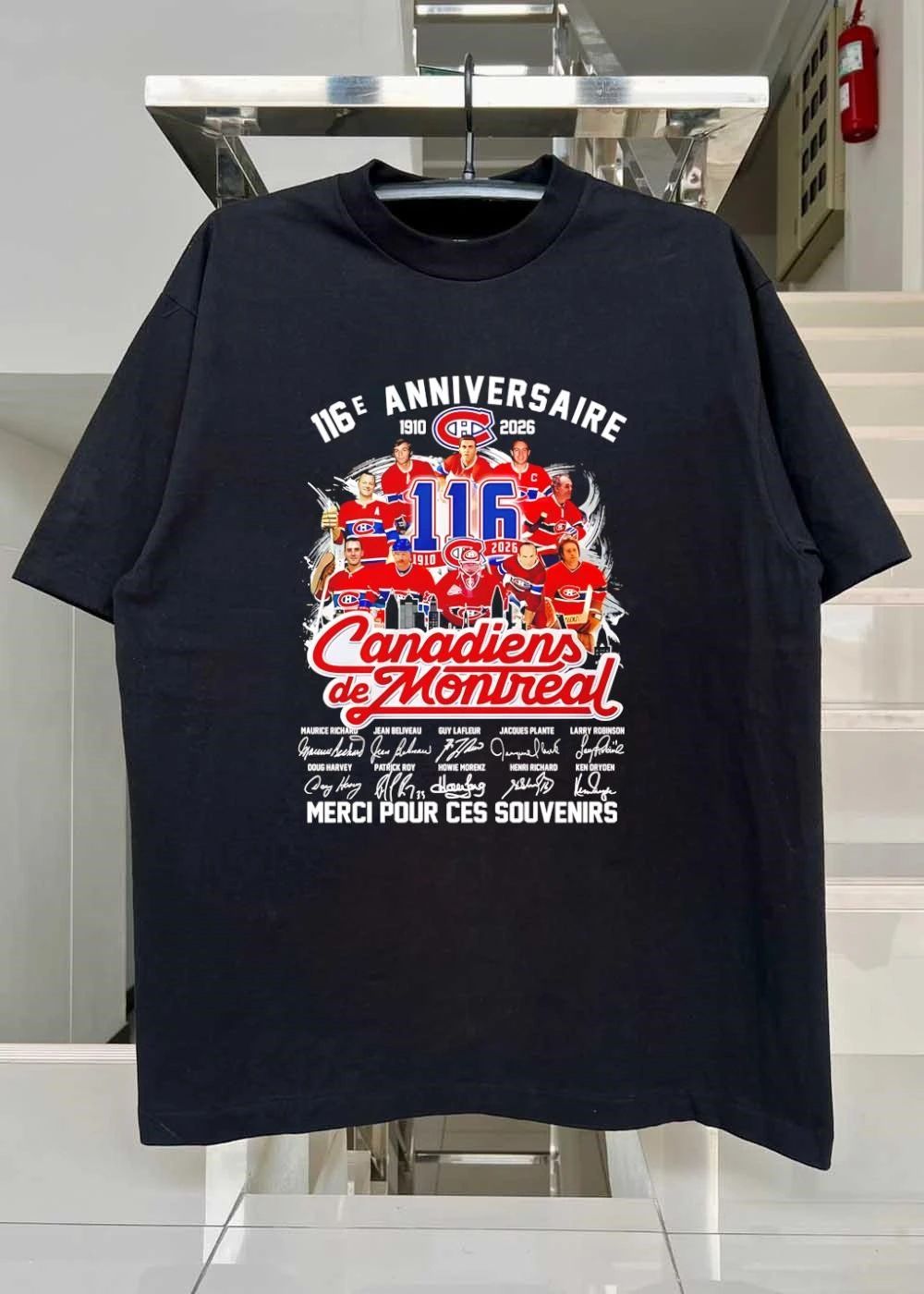 Montreal Canadiens 116e Anniversaire Merci Pour Ces Souvenirs shirt