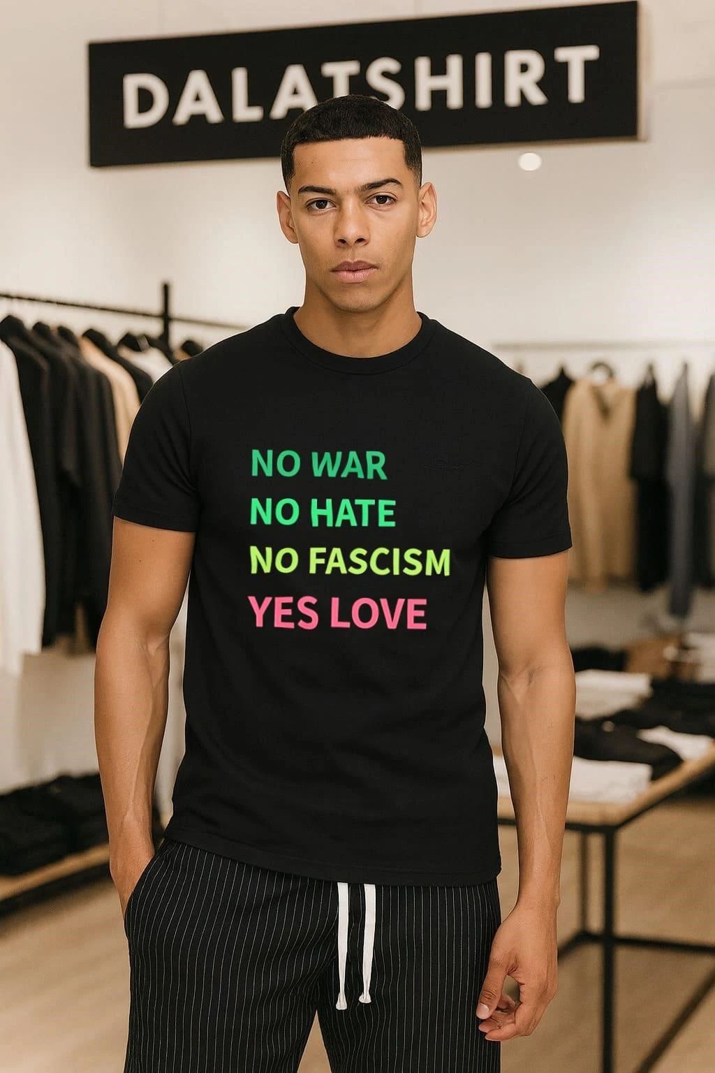 No War No Hate No Fascism Yes Love shirt