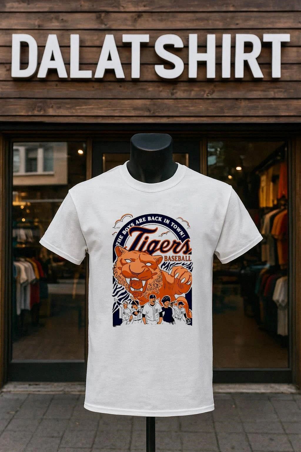 The Boys Are Back In Town Detroit Tigers Baseball shirt