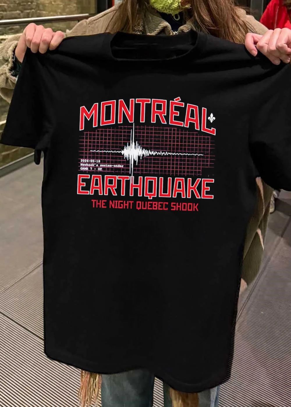 Montreal Earthquake Newhook’s Series-Ender Game 7 Ot T-Shirt