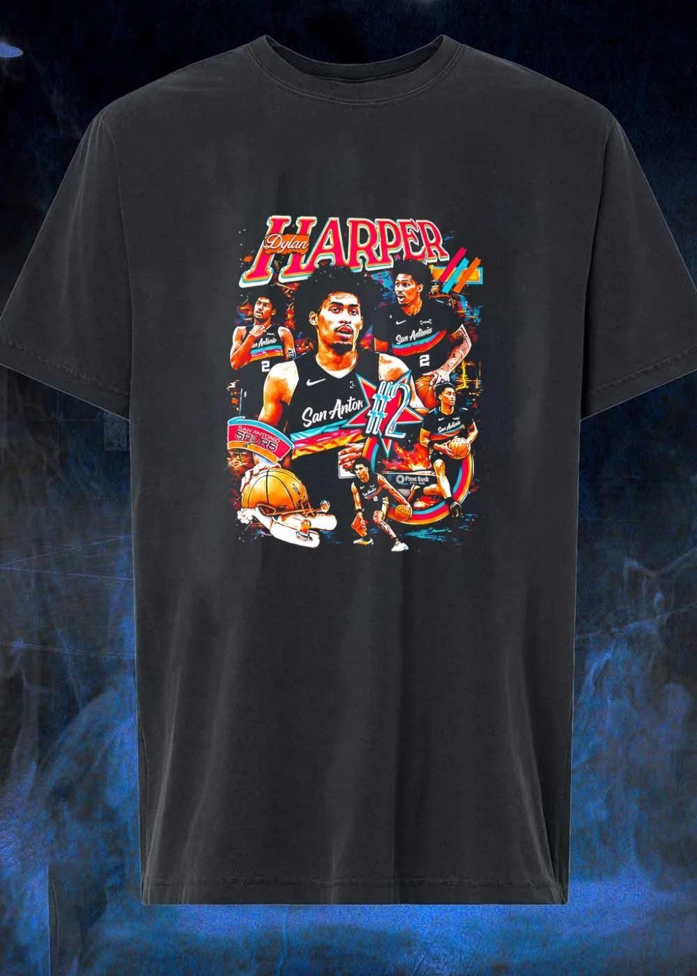 Dylan Harper San Antonio Spurs Number 2 Basketball shirt