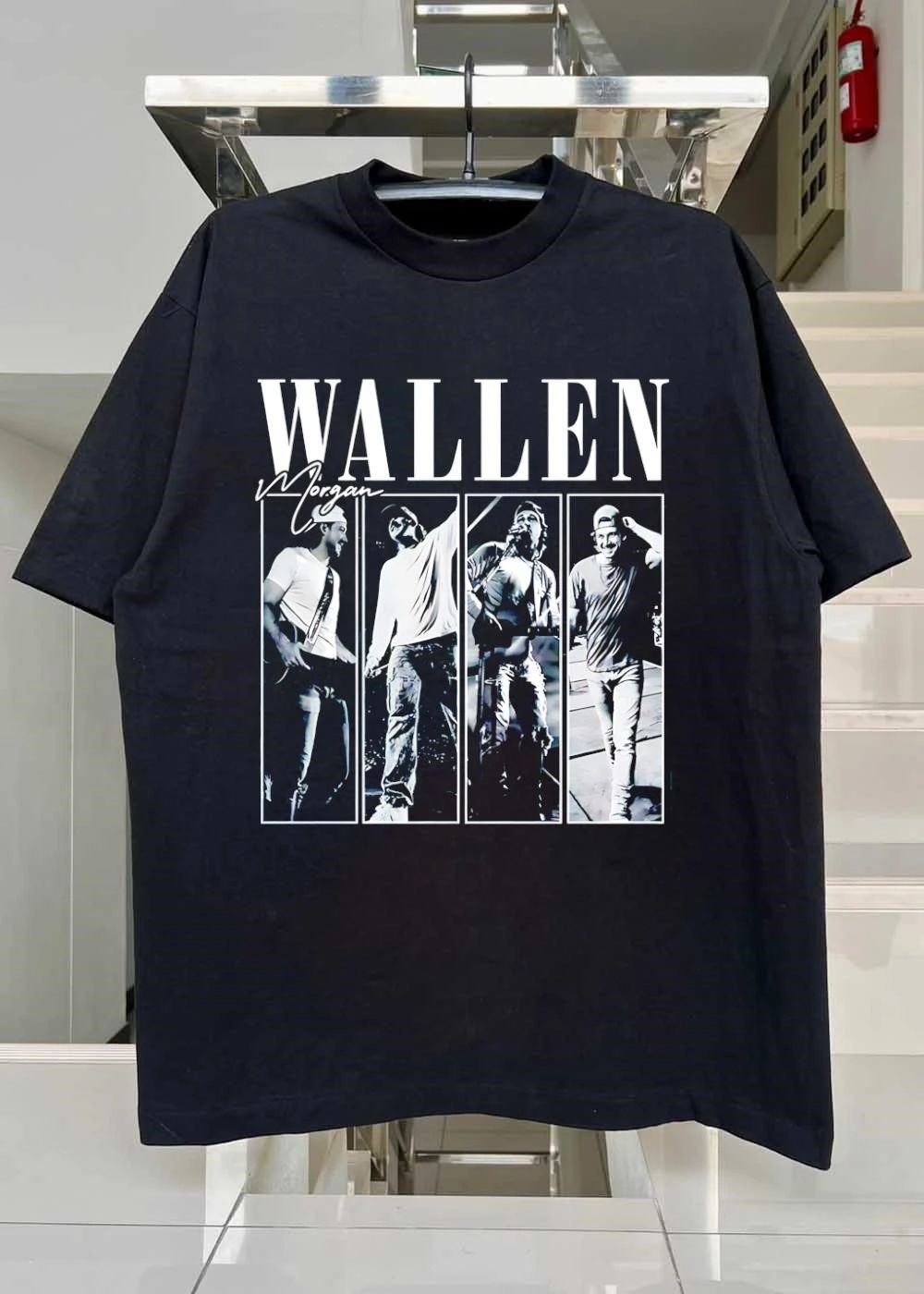 Wallen Morgan Four Panels Singer Performance Photo shirt