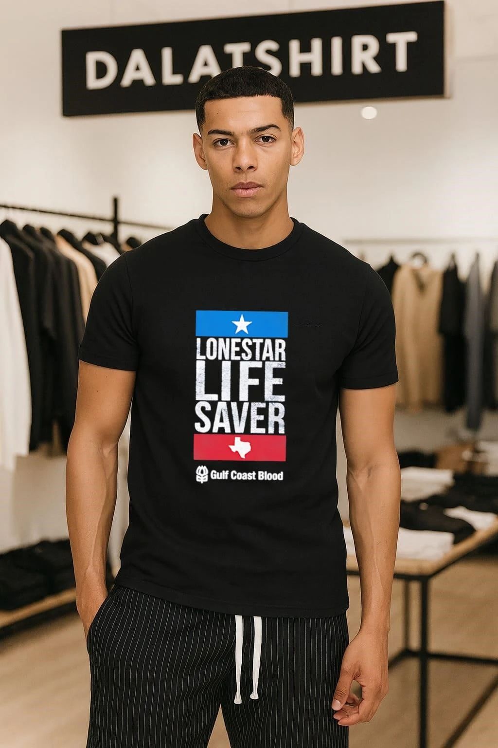 Lonestar Life Saver Gulf Coast Regional Blood Center shirt