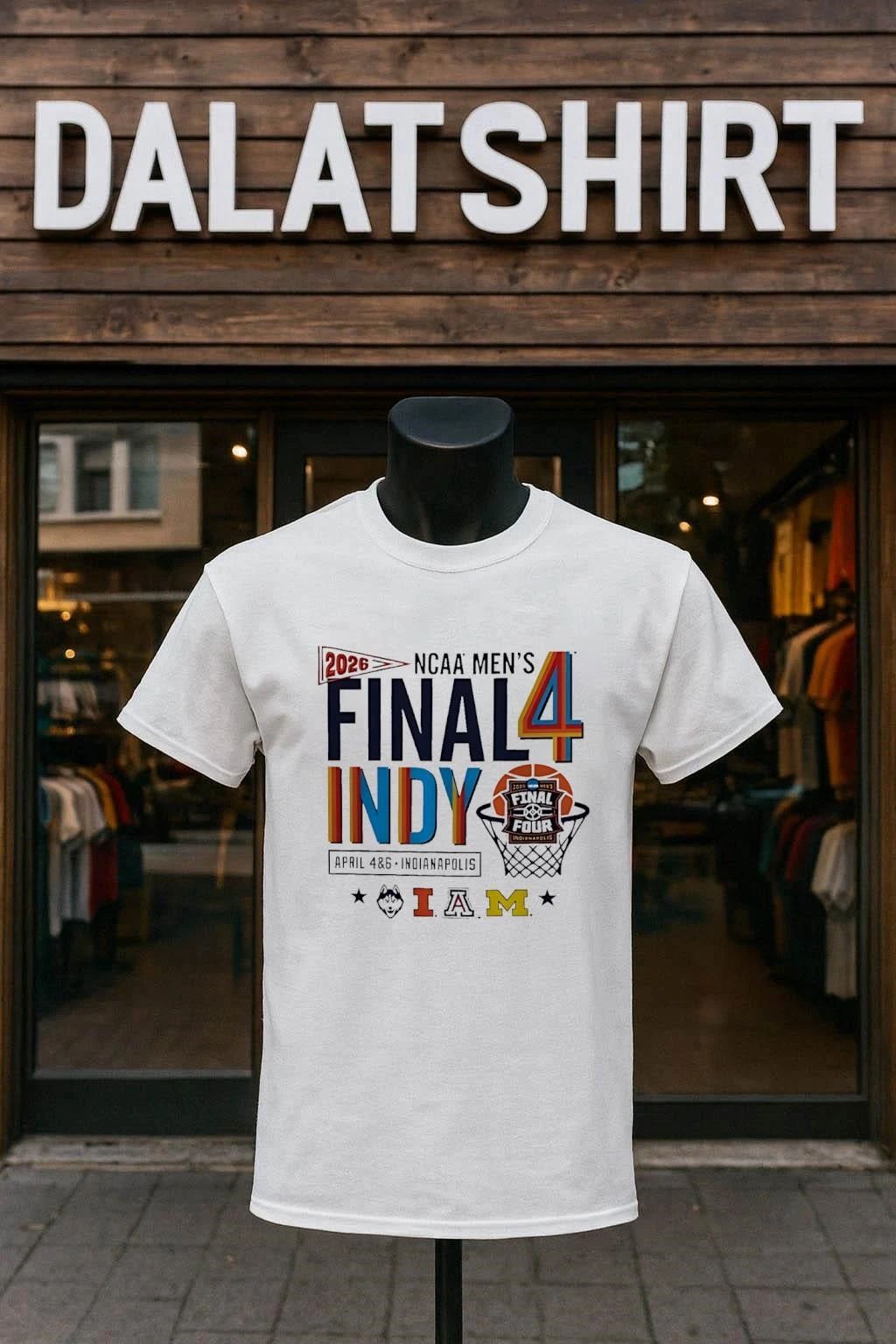 2026 NCAA Men’s Final Four Indy logos graphic shirt