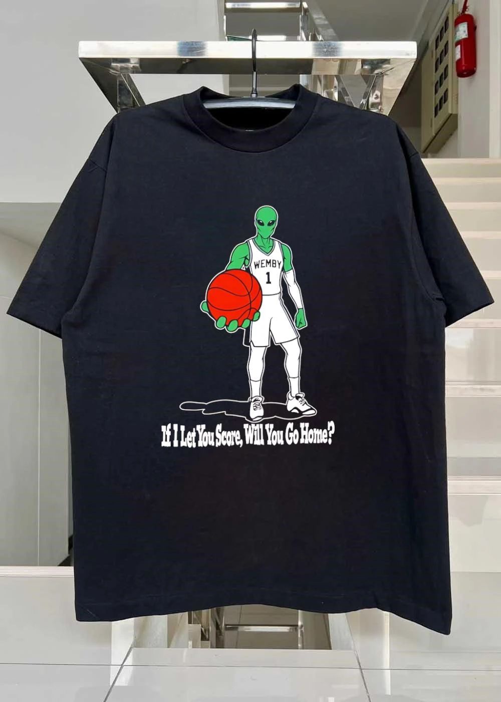 Wemby 1 Alien If I Let You Score Will You Go Home shirt