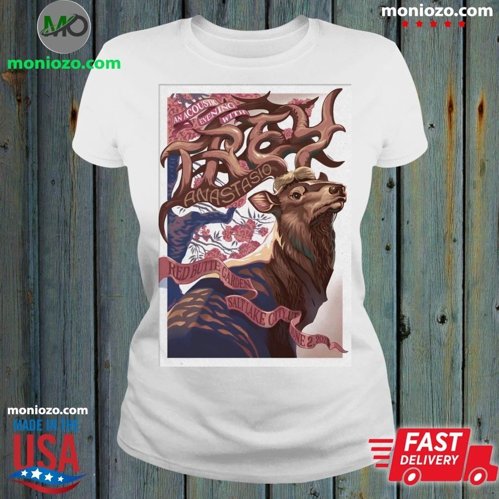 Trey Anastasio June 2 2026 Red Butte Garden Amphitheatre in Salt Lake City UT Poster T-Shirt