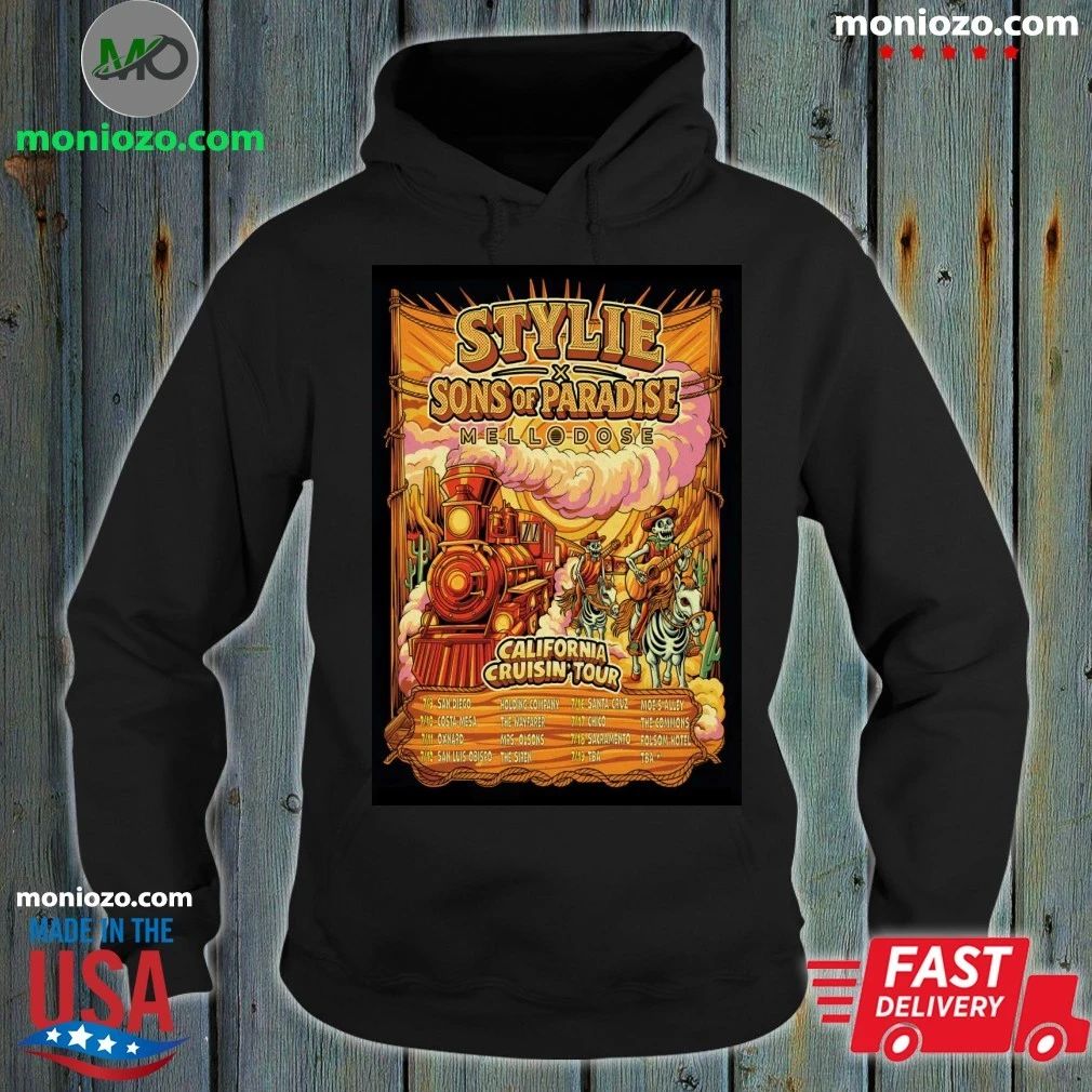 Original Stylie California Cruisin Tour 2026 Poster Shirt