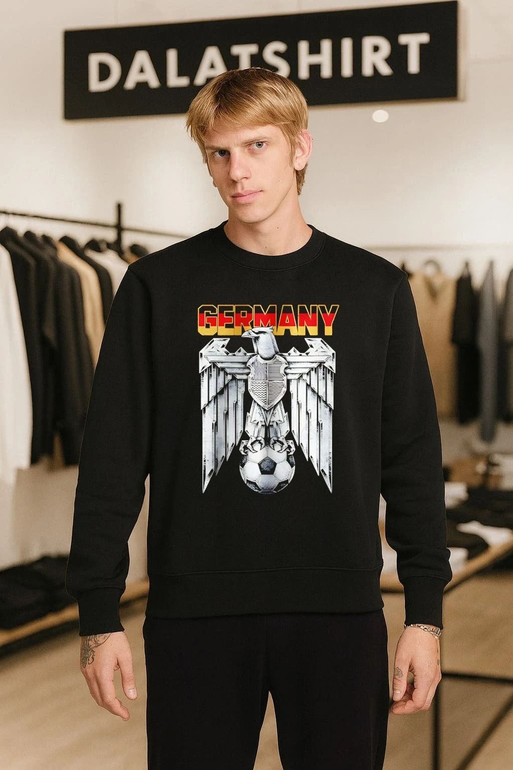 Germany Soccer Eagle Traditional Emblem shirt