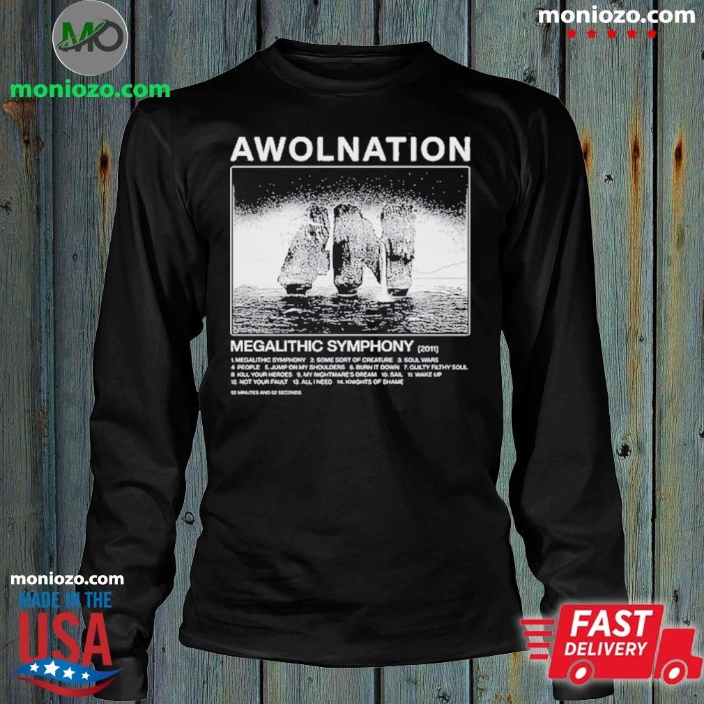Original Megalithic Symphony 15th Anniversary AWOLNATION Shirt