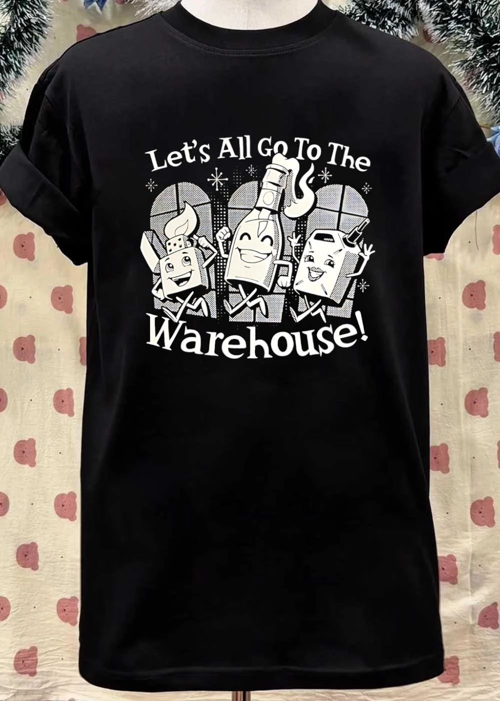 Let’s All Go To The Warehouse Molotov Lighter shirt