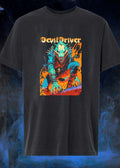 DevilDriver Skeletal Spiked Wolf Flames T-Shirt