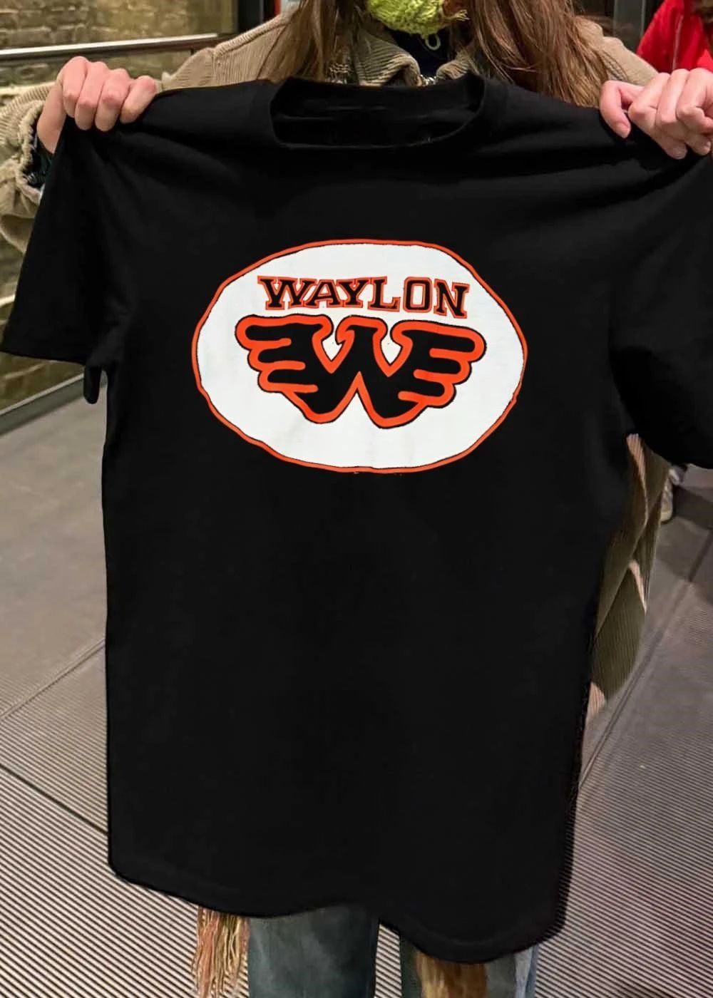 Waylon Jennings Outlaw Country Winged WW Logo 2026 Tribute Collection Shirt