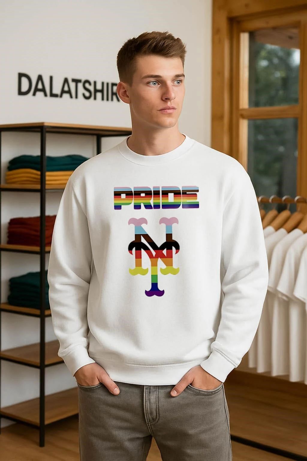 2025 Mets Celebration Pride Month Baseball shirt