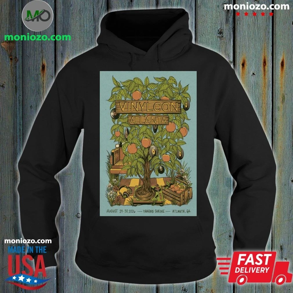 VinylCon Aug 29-30 2026 Yaarab Shrine Atlanta, GA Poster Shirt