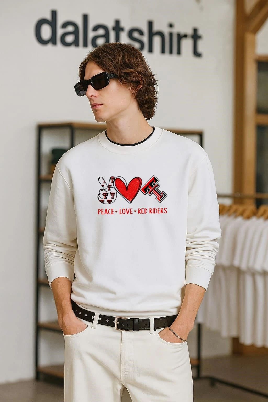 Peace love Texas tech red raiders shirt