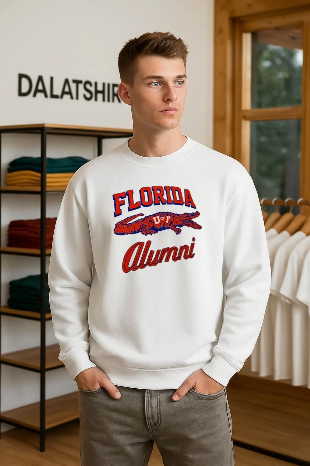 Florida U Of F Alumni Gator Logo Mascot shirt