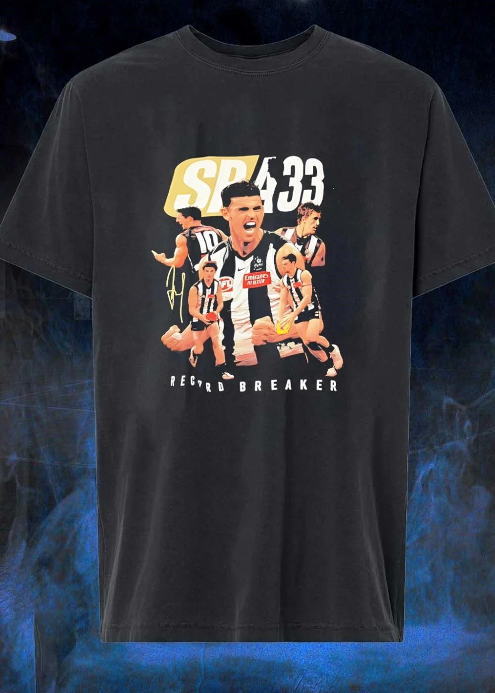 Sp 433 Record Breaker Scott Pendlebury Collingwood Afl T-Shirt
