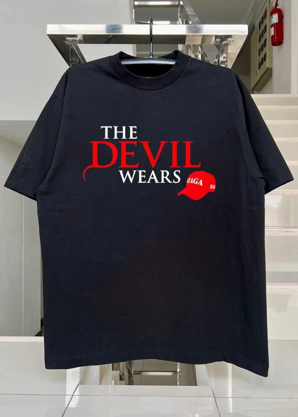 The Devil Wears Red MAGA Hat shirt