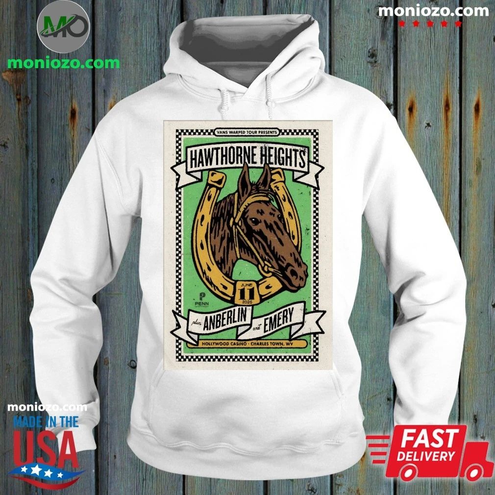 Hawthorne Heights 6 11 2026 Charles Town WV Poster Shirt