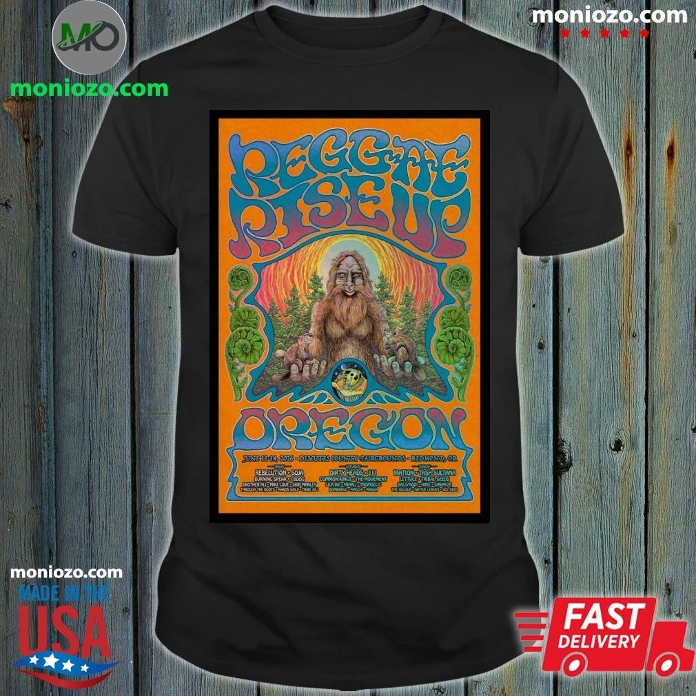 Original Reggae Rise Deschutes County Fairgrounds Redmond, OR June 12-14 2026 Poster Shirt