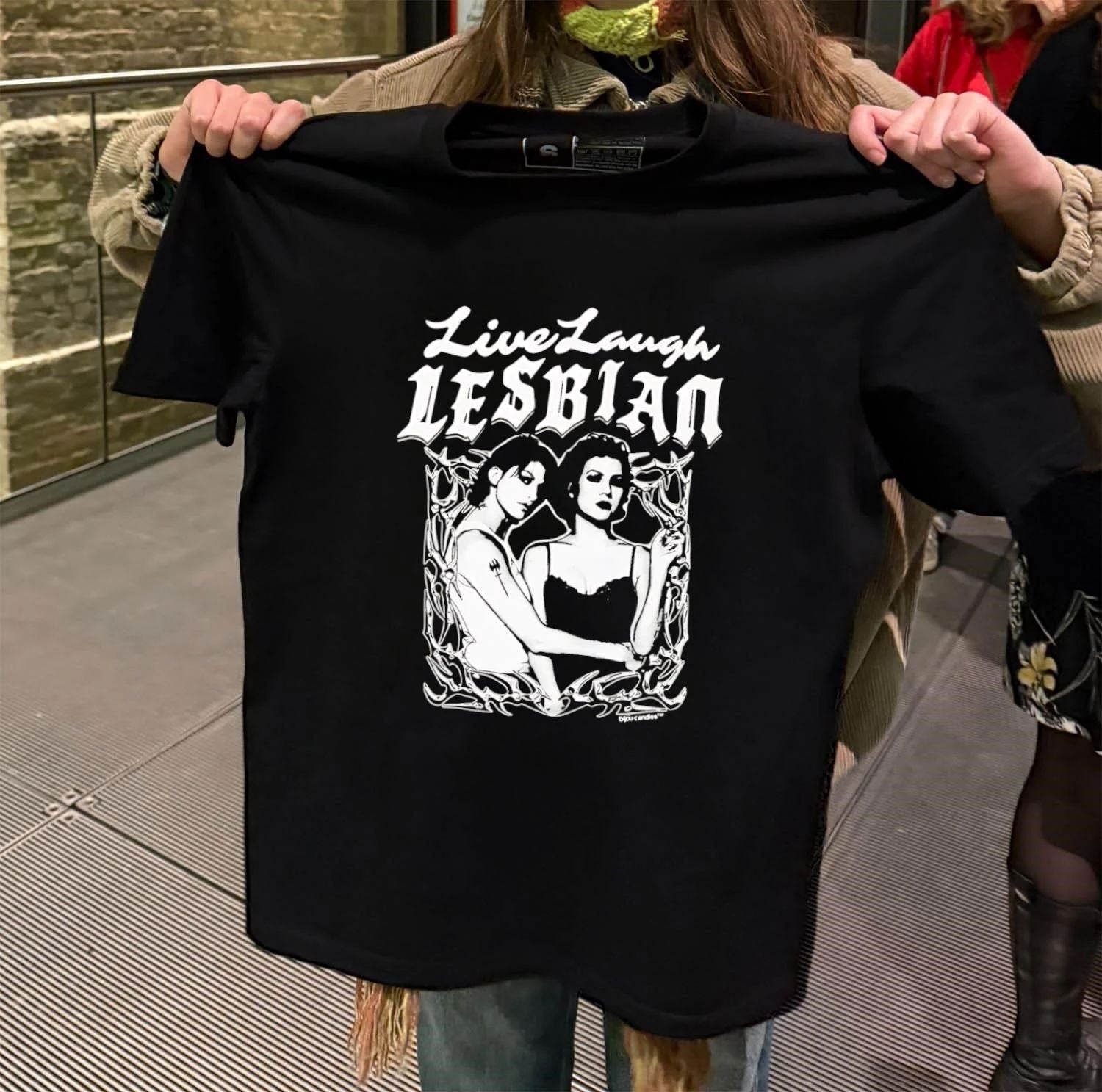 Bound Live Laugh Lesbian shirt